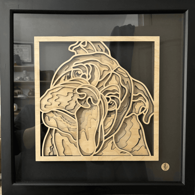 3D British Bulldog